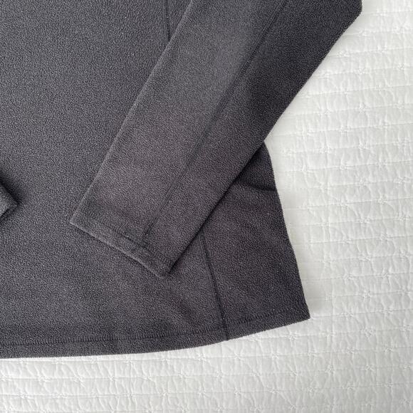 The North Face Women's Fleece Quarter Zip Jacket in Black / Charcoal Size M - Picture 9 of 9